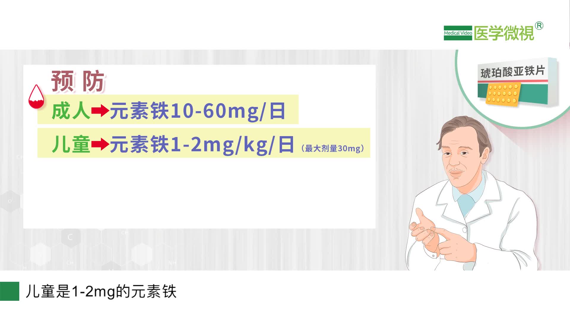 琥珀酸亞鐵片的用法用量是怎樣的？怎么正確使用？