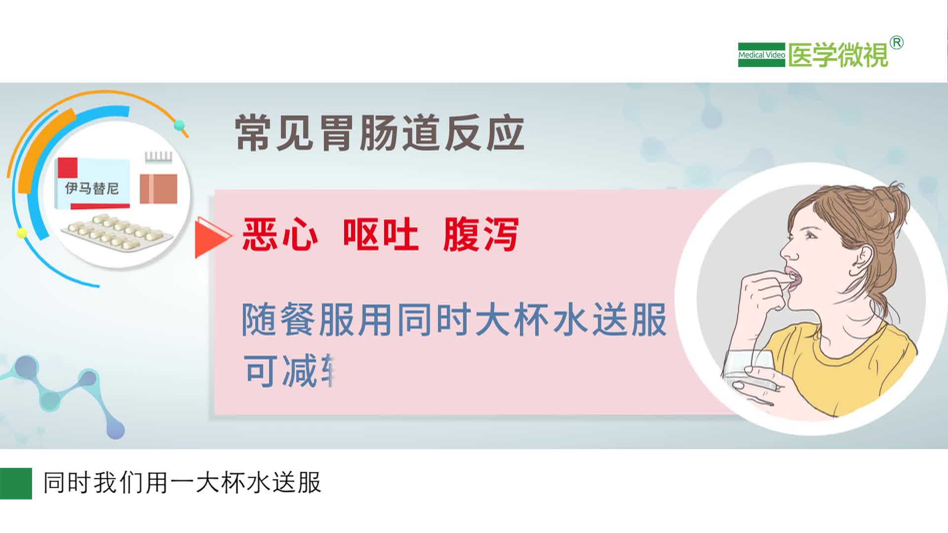 伊馬替尼引起的惡心嘔吐、腹瀉等胃腸道反應，可以自行緩解嗎？服用頭發會掉光嗎？