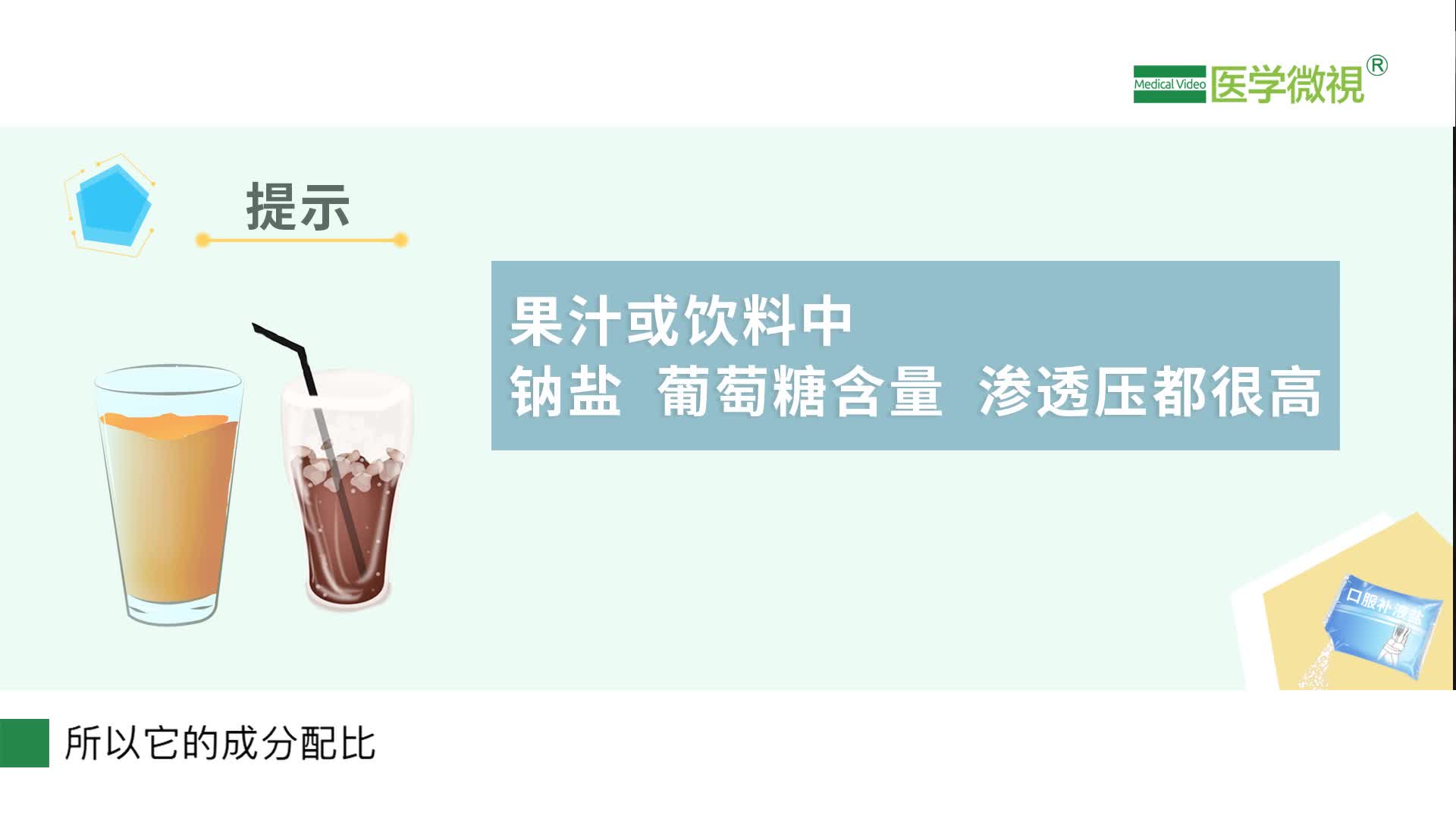果汁或飲料可以代替口服補(bǔ)液鹽來(lái)預(yù)防和糾正脫水嗎？可以兌著牛奶服用嗎？喝了口服補(bǔ)液鹽胃痛怎么辦？